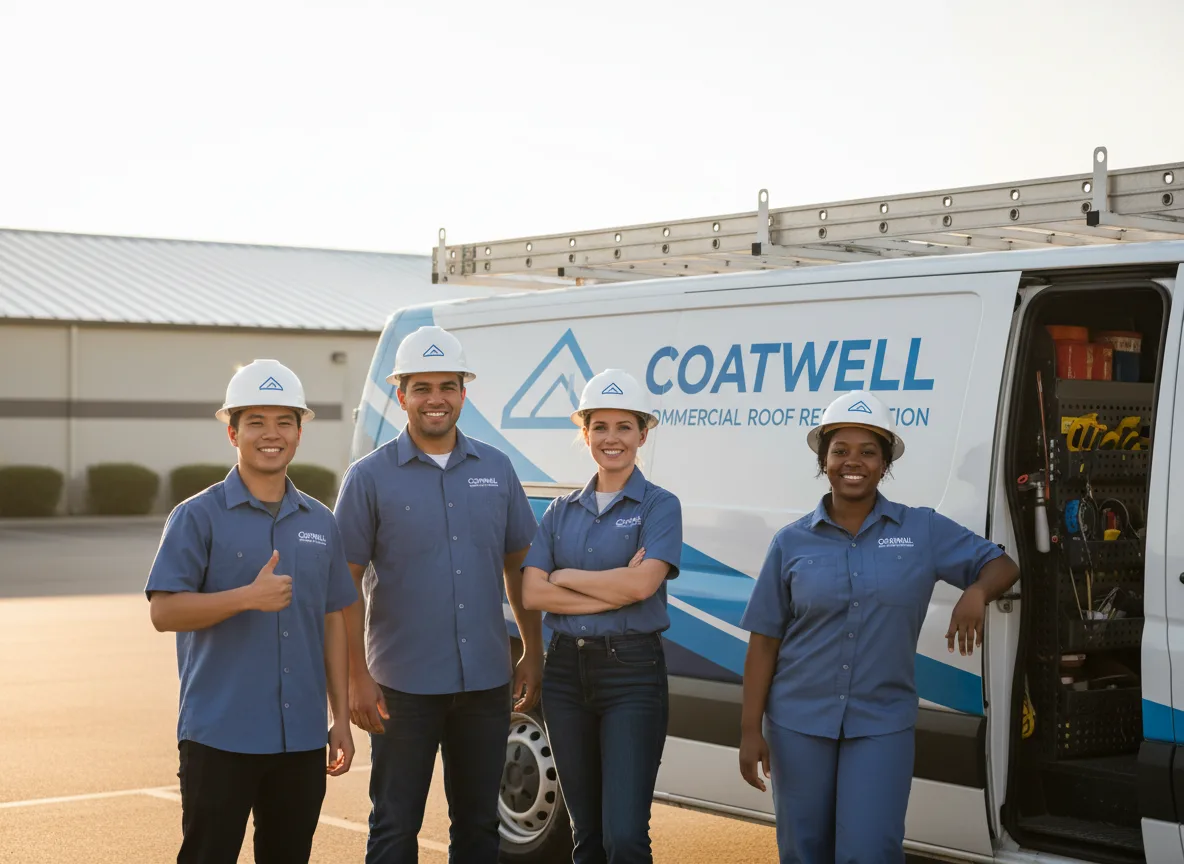 Commercial roof coating company in Melbourne, IA